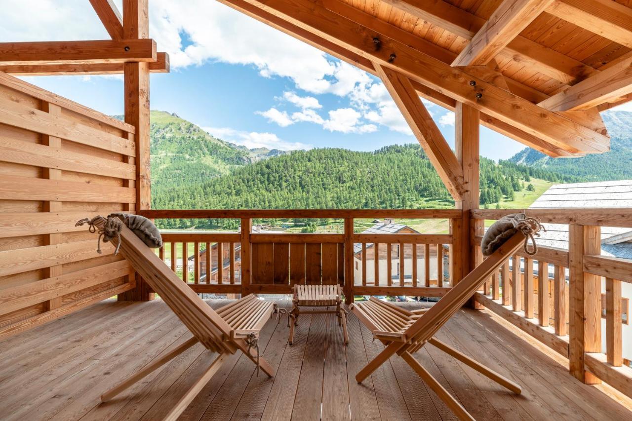 Le Chalet Blanc Hotel & Spa Montgenèvre Dış mekan fotoğraf
