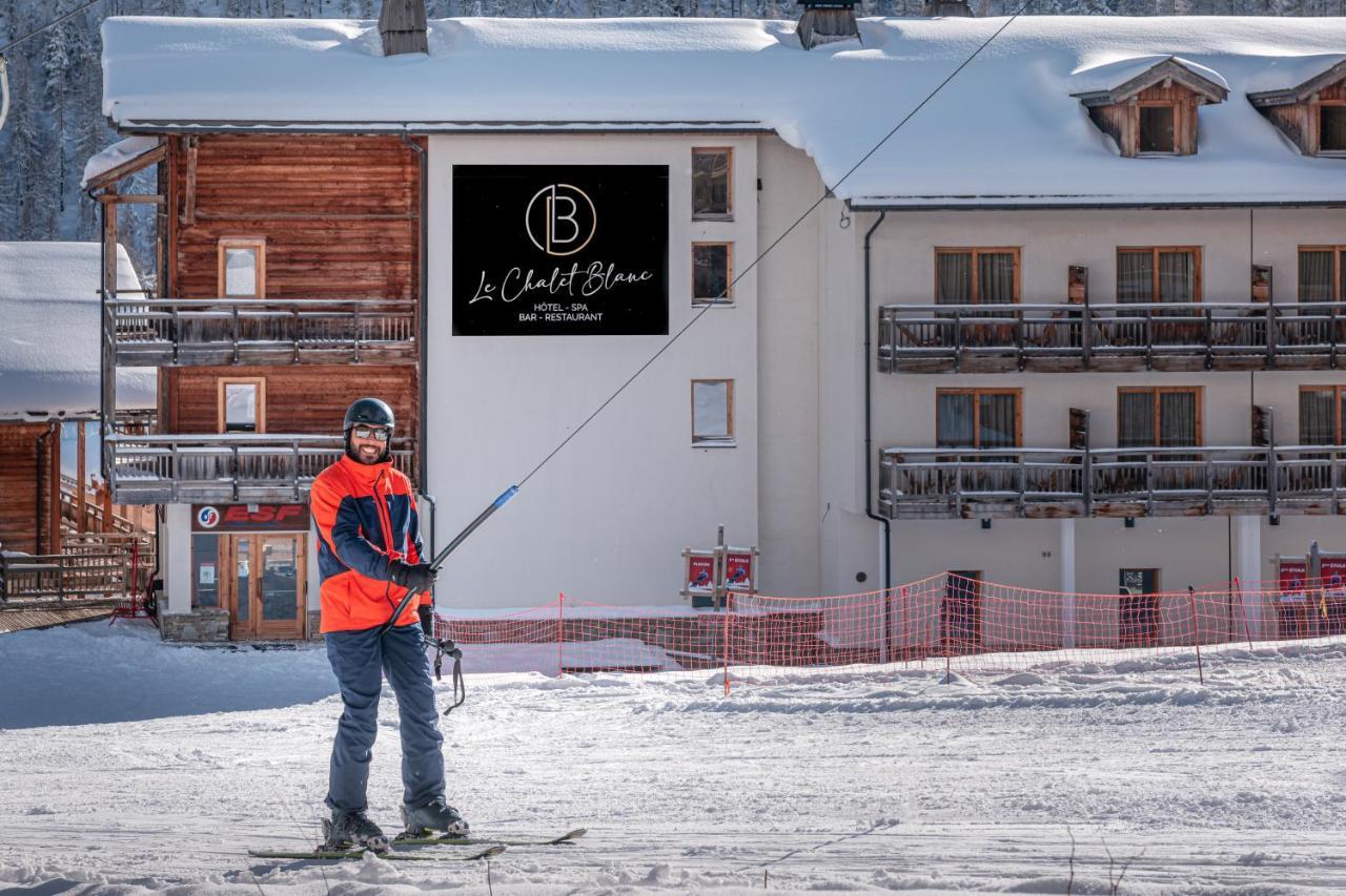 Le Chalet Blanc Hotel & Spa Montgenèvre Dış mekan fotoğraf