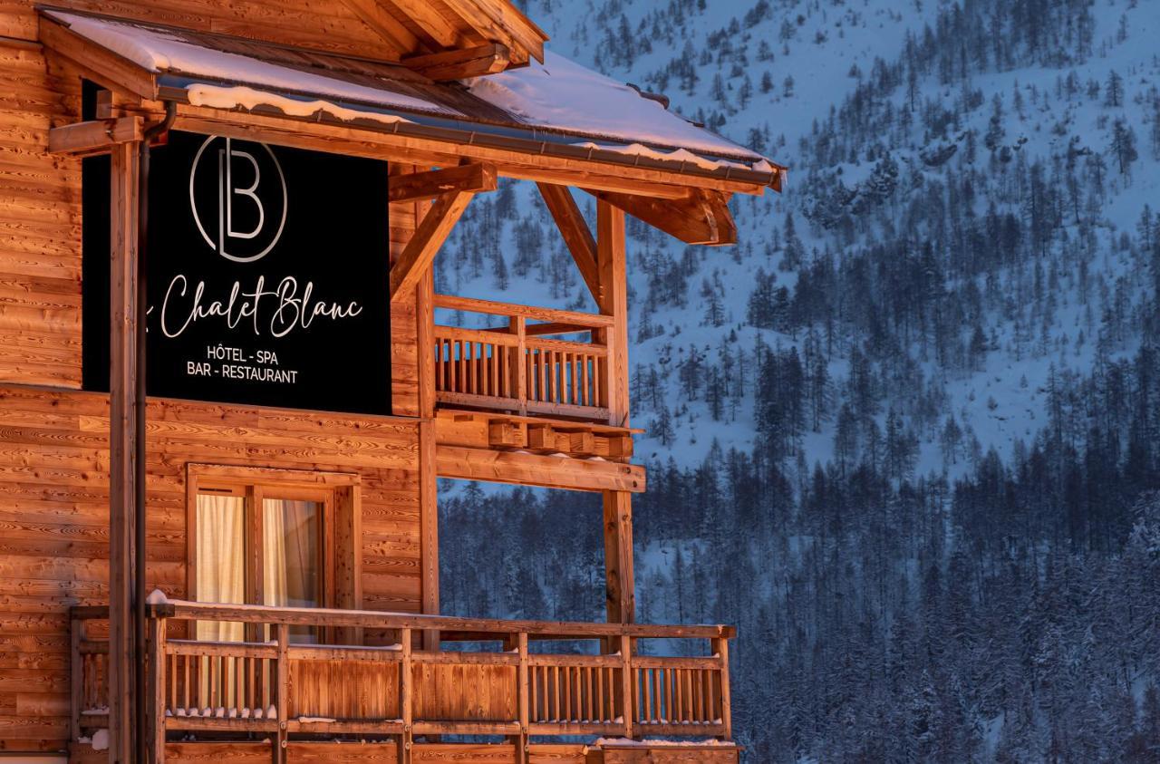 Le Chalet Blanc Hotel & Spa Montgenèvre Dış mekan fotoğraf
